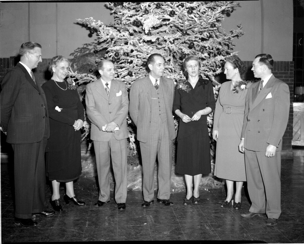 Miniature of Faculty and Deans at Christmas Party, University of Illinois Chicago Undergraduate Division