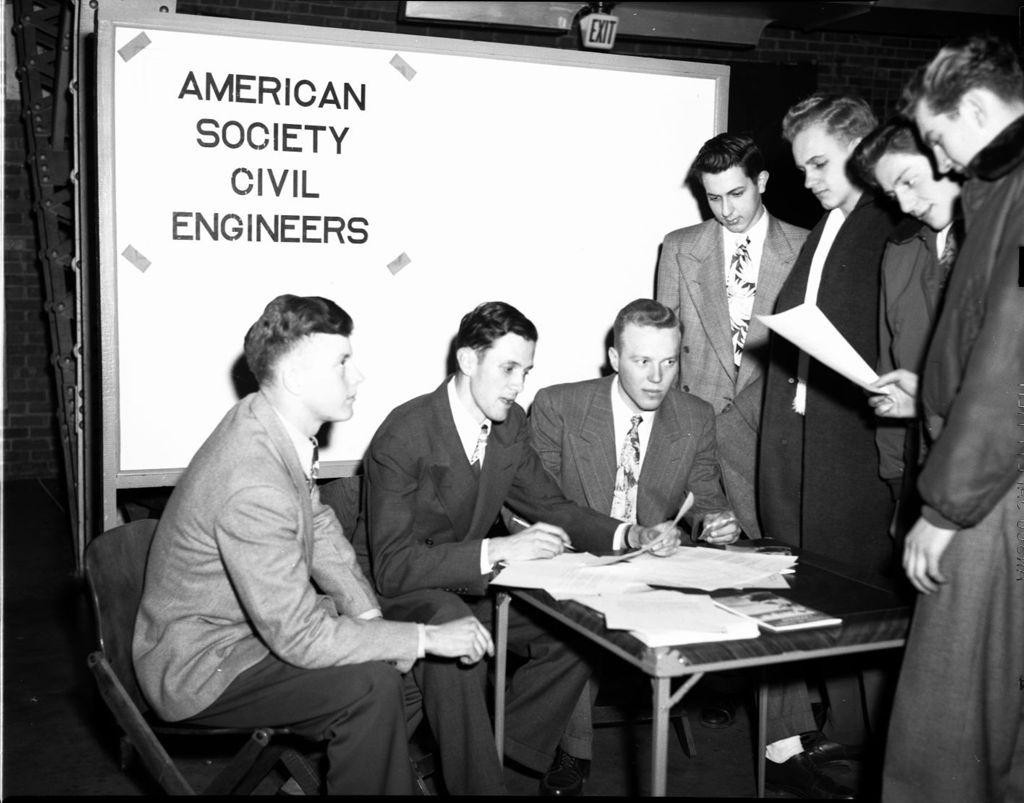 Miniature of American Society of Civil Engineers at Convocation, University of Illinois Chicago Undergraduate Division