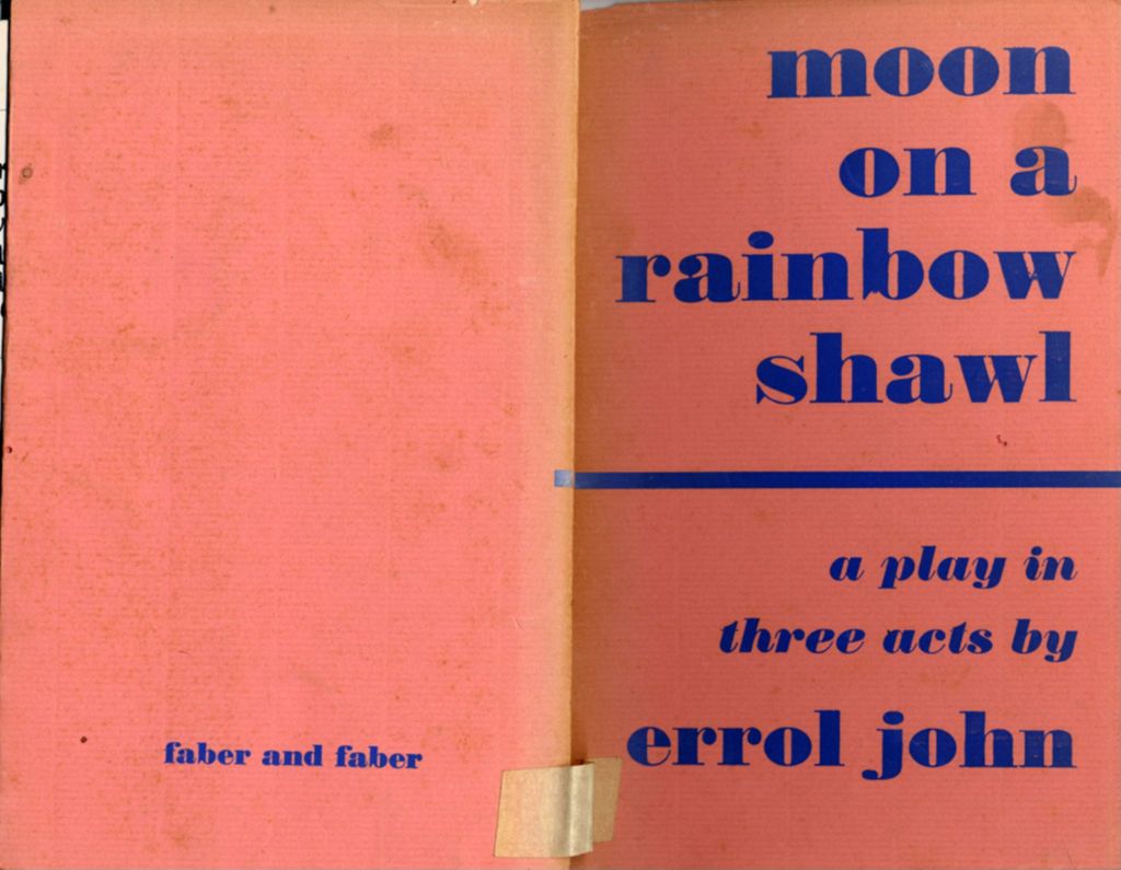 Moon on a rainbow shawl, a play in three acts (book covers)