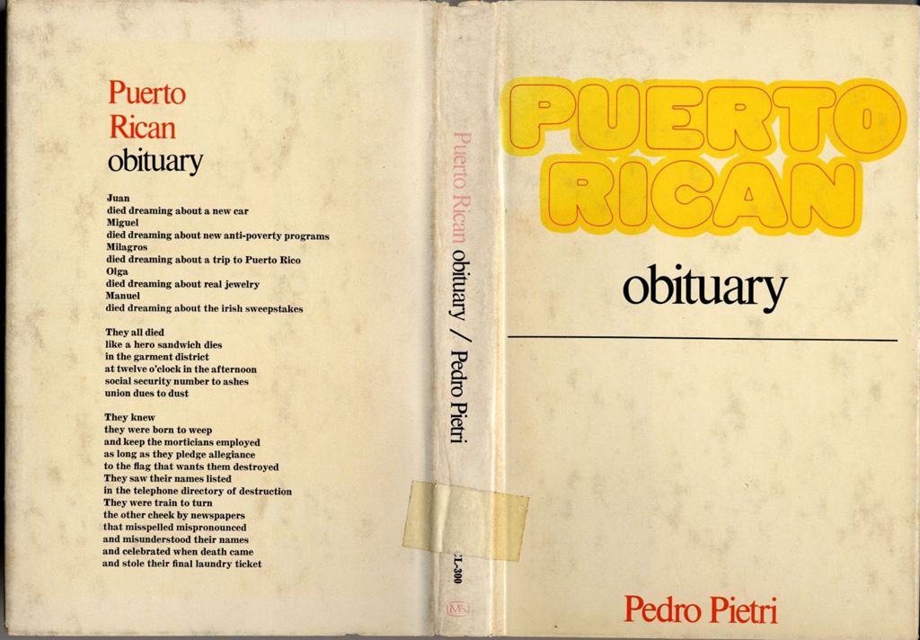 Miniature of Puerto Rican obituary