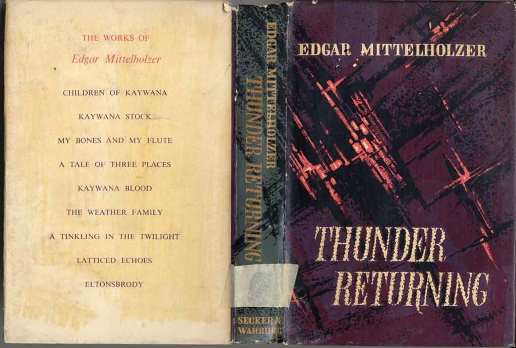Miniature of Thunder returning: a novel in the leitmotiv manner