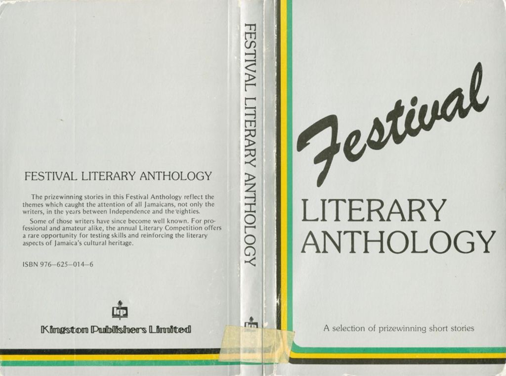 Miniature of Festival literary anthology: a selection of prizewinning short stories