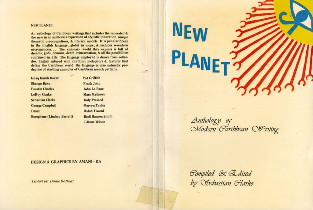 Miniature of New planet: anthology of modern Caribbean writing