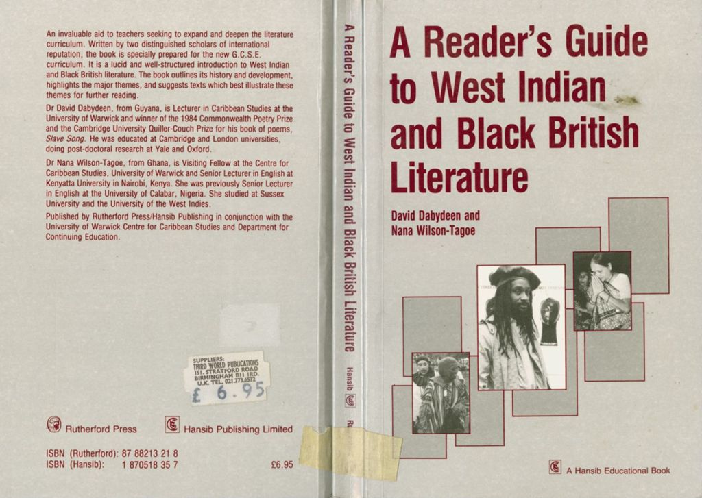 A reader's guide to West Indian and Black British literature