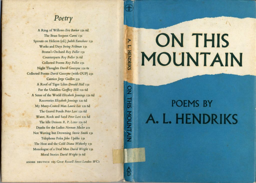 Miniature of On this mountain: and other poems