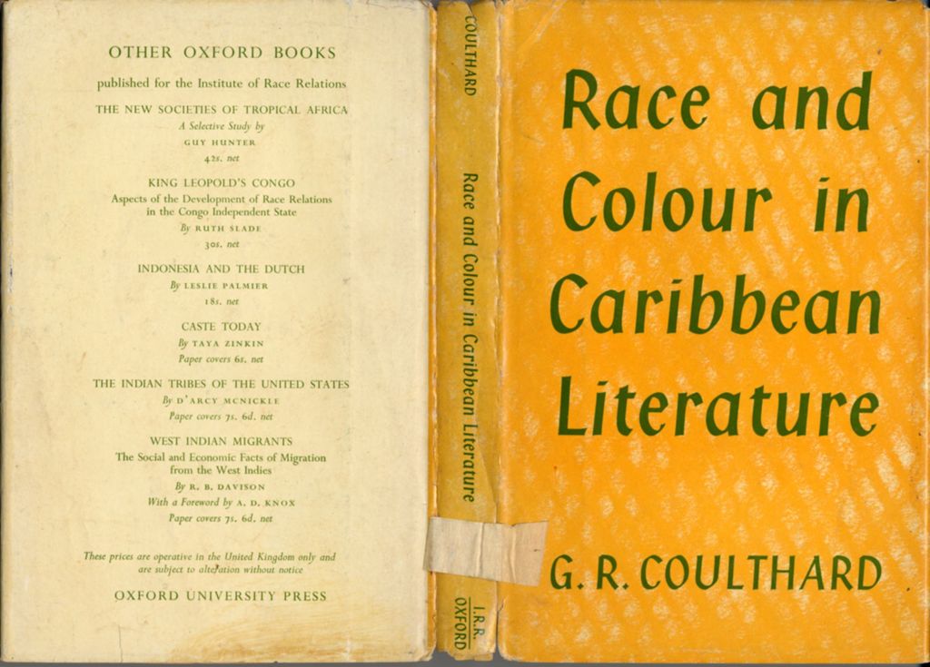 Miniature of Race and colour in Caribbean literature