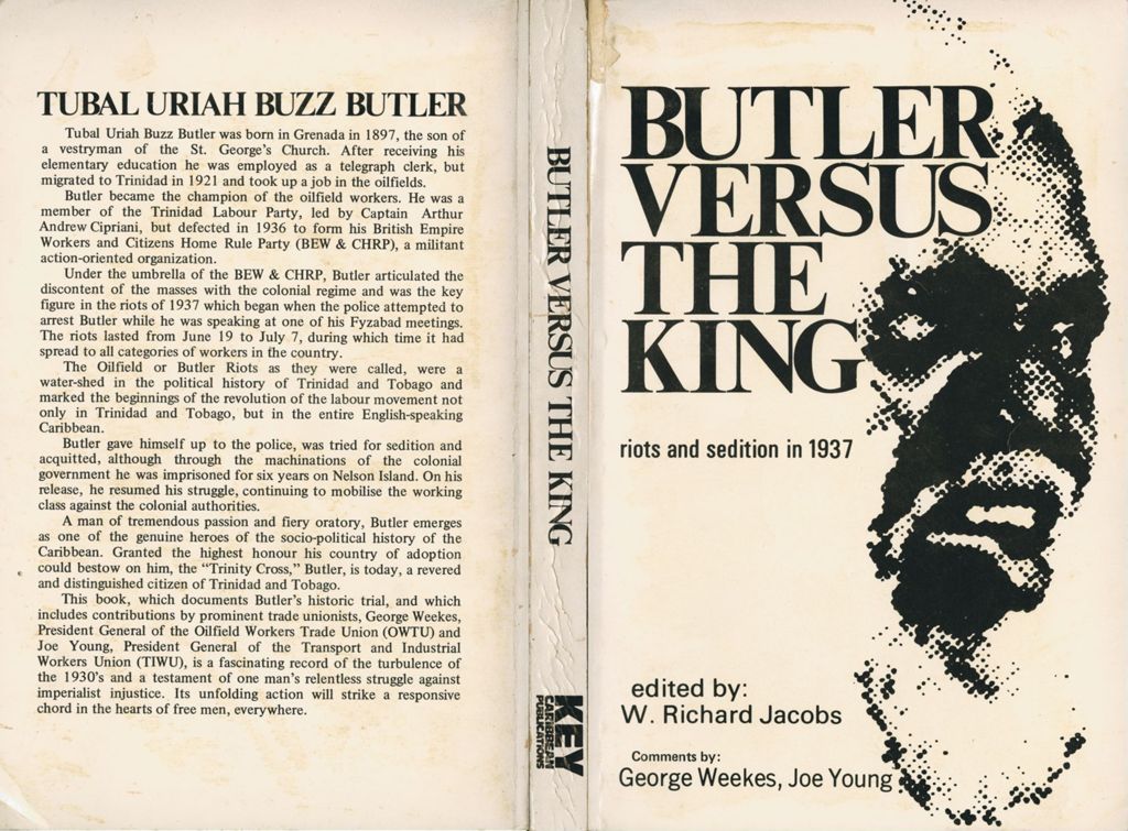 Miniature of Butler versus the king: riots and sedition in 1937