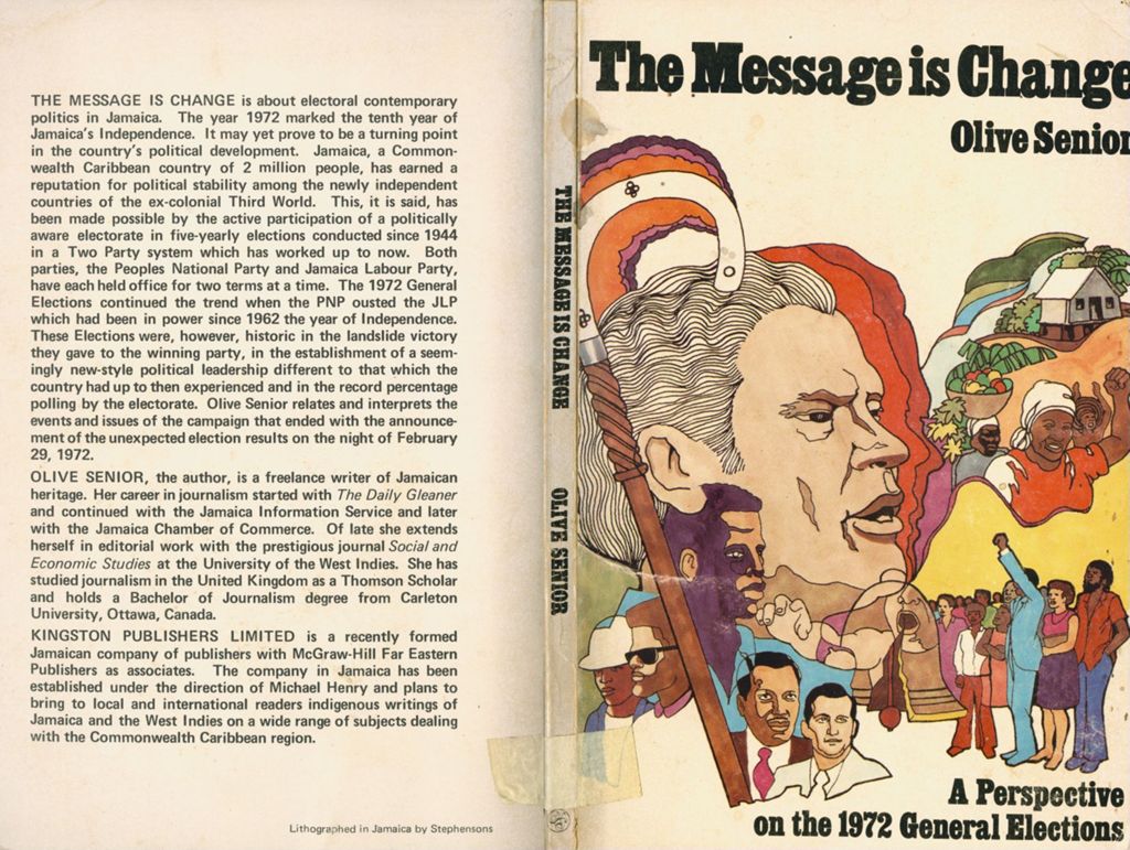 Miniature of The message is change: a perspective on the 1972 general elections