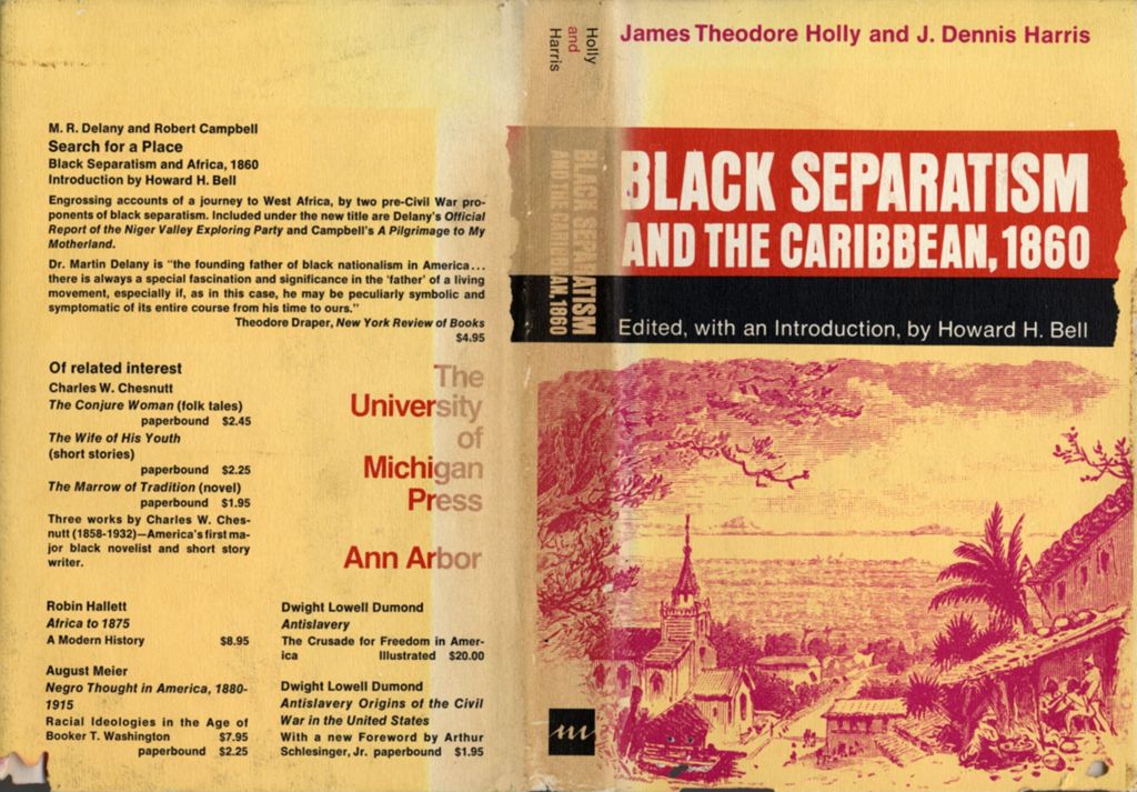 Black separatism and the Caribbean, 1860
