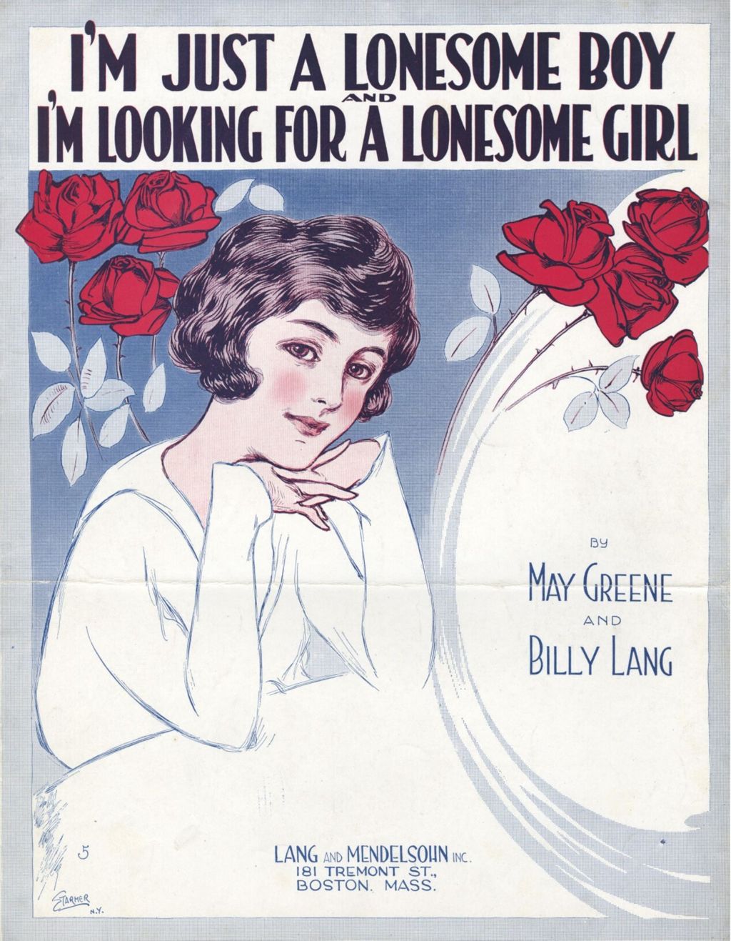 Miniature of I'm Just a Lonesome Boy and I'm Looking for a Lonesome Girl