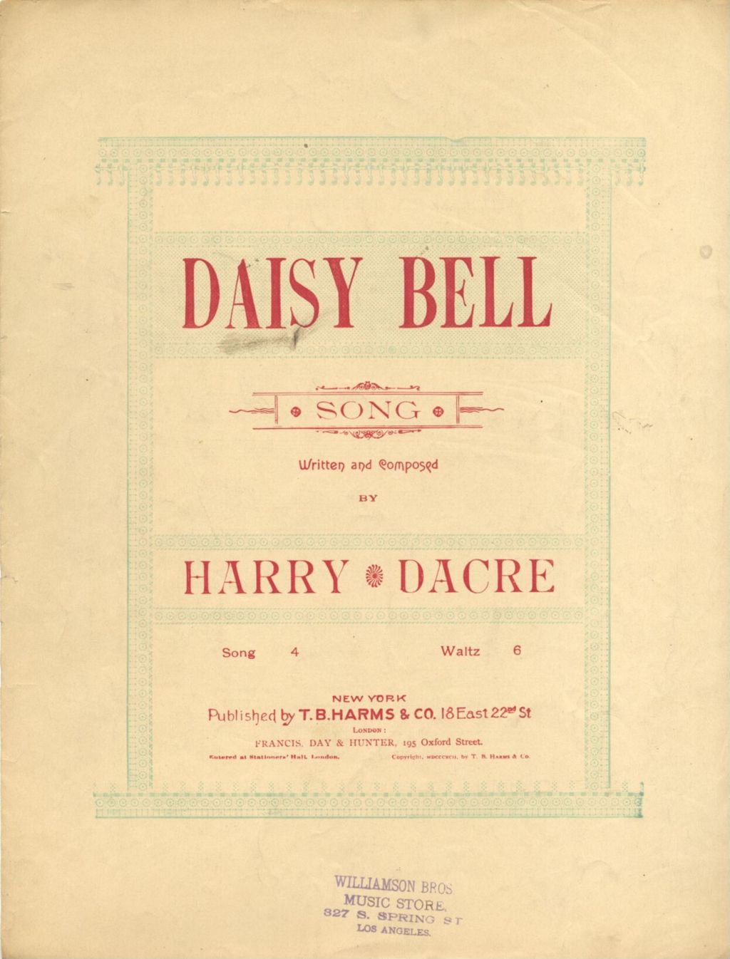 Miniature of Daisy Bell