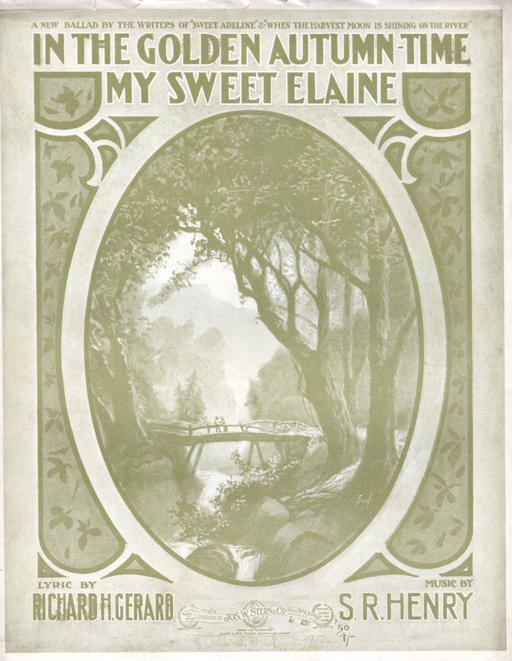 Miniature of In The Golden Autumn Time My Sweet Elaine