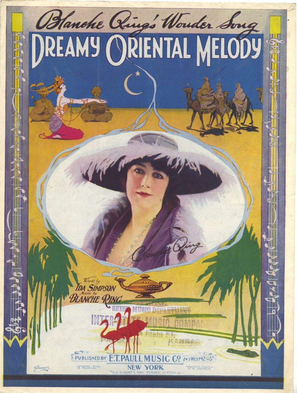 Dreamy Oriental Melody (Blanche Ring's Wonder Song)
