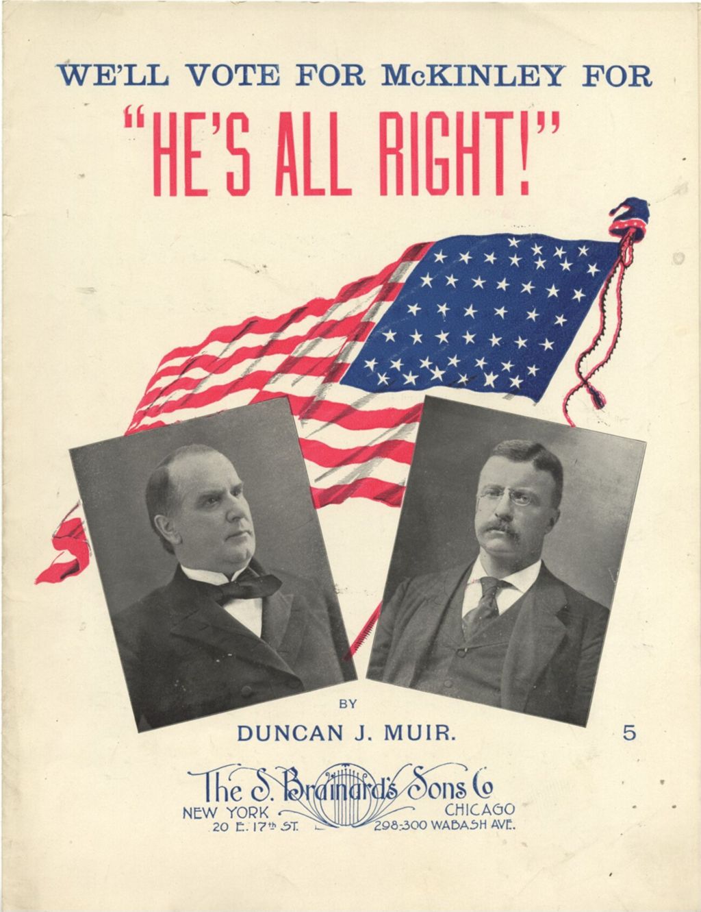 Miniature of We'll Vote for McKinley For He's All Right