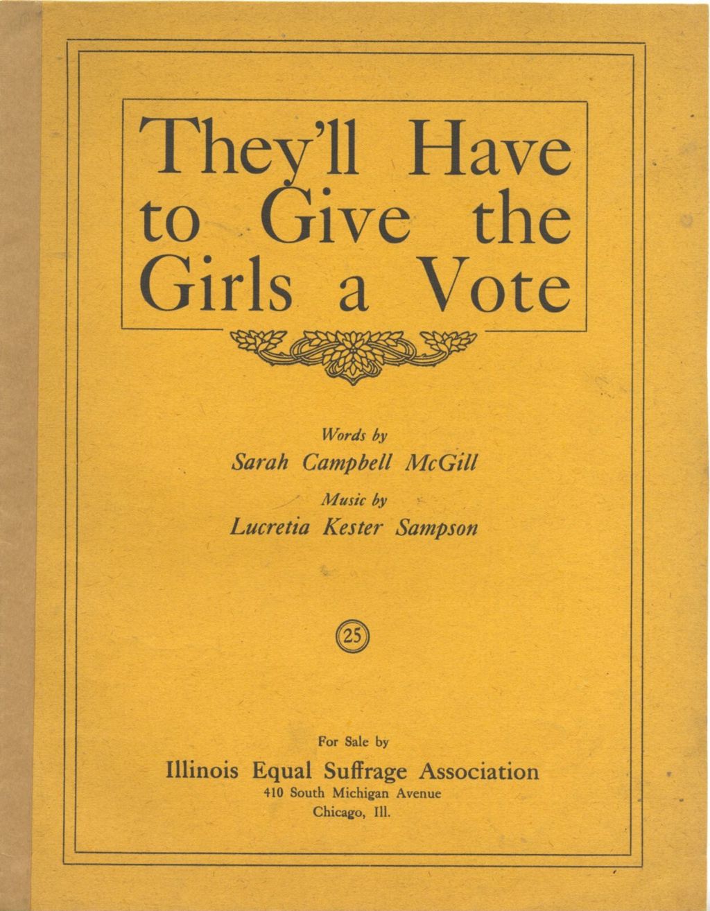 Miniature of They'll Have to Give the Girls a Vote