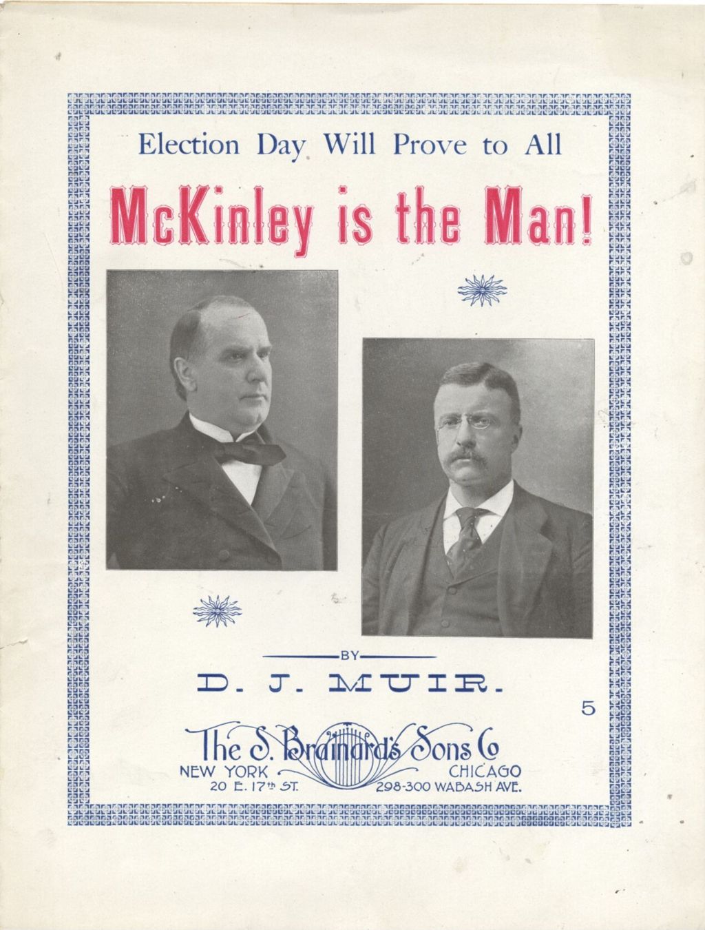 Miniature of Election Day Will Prove to All McKinley is the Man!