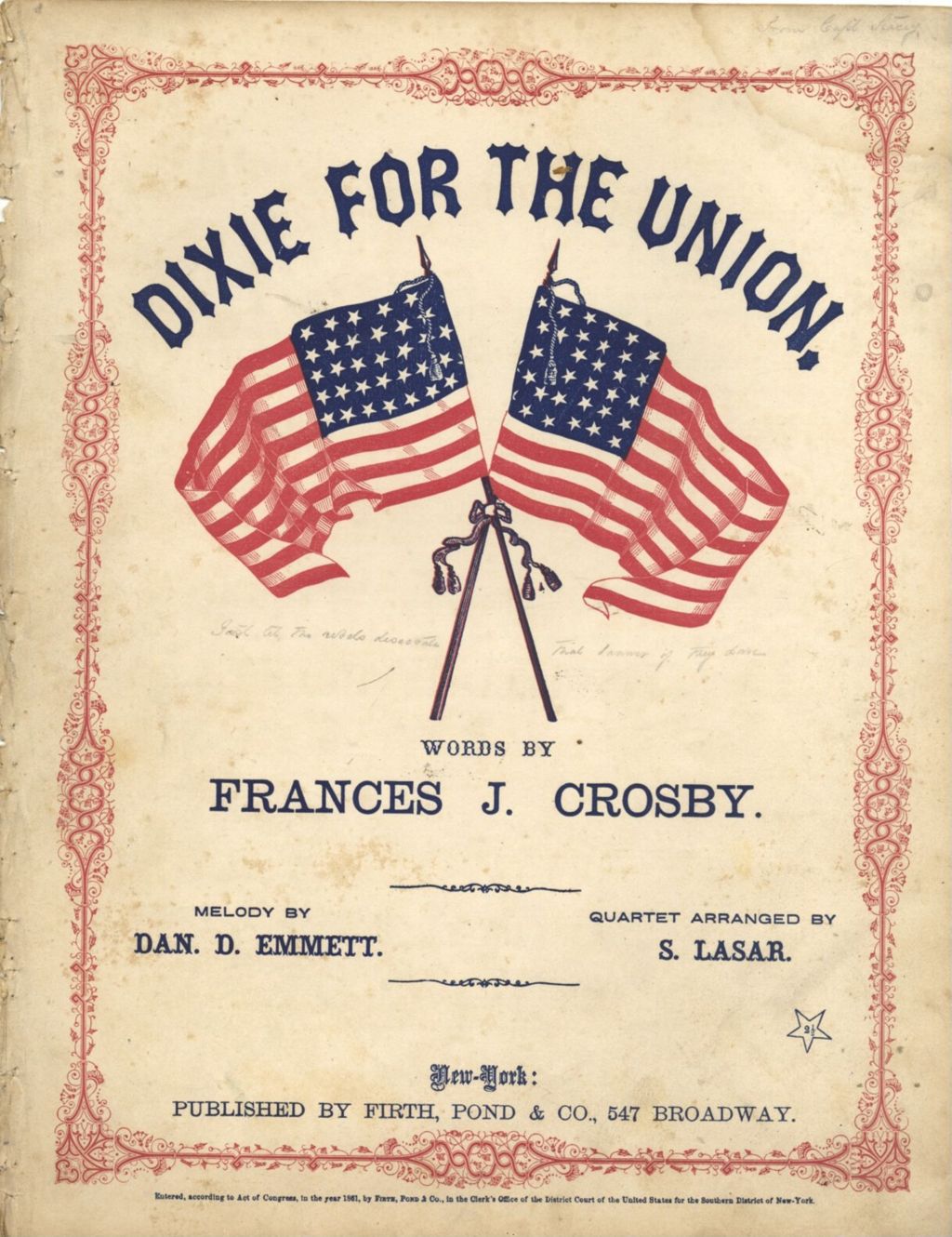 Miniature of Dixie For The Union