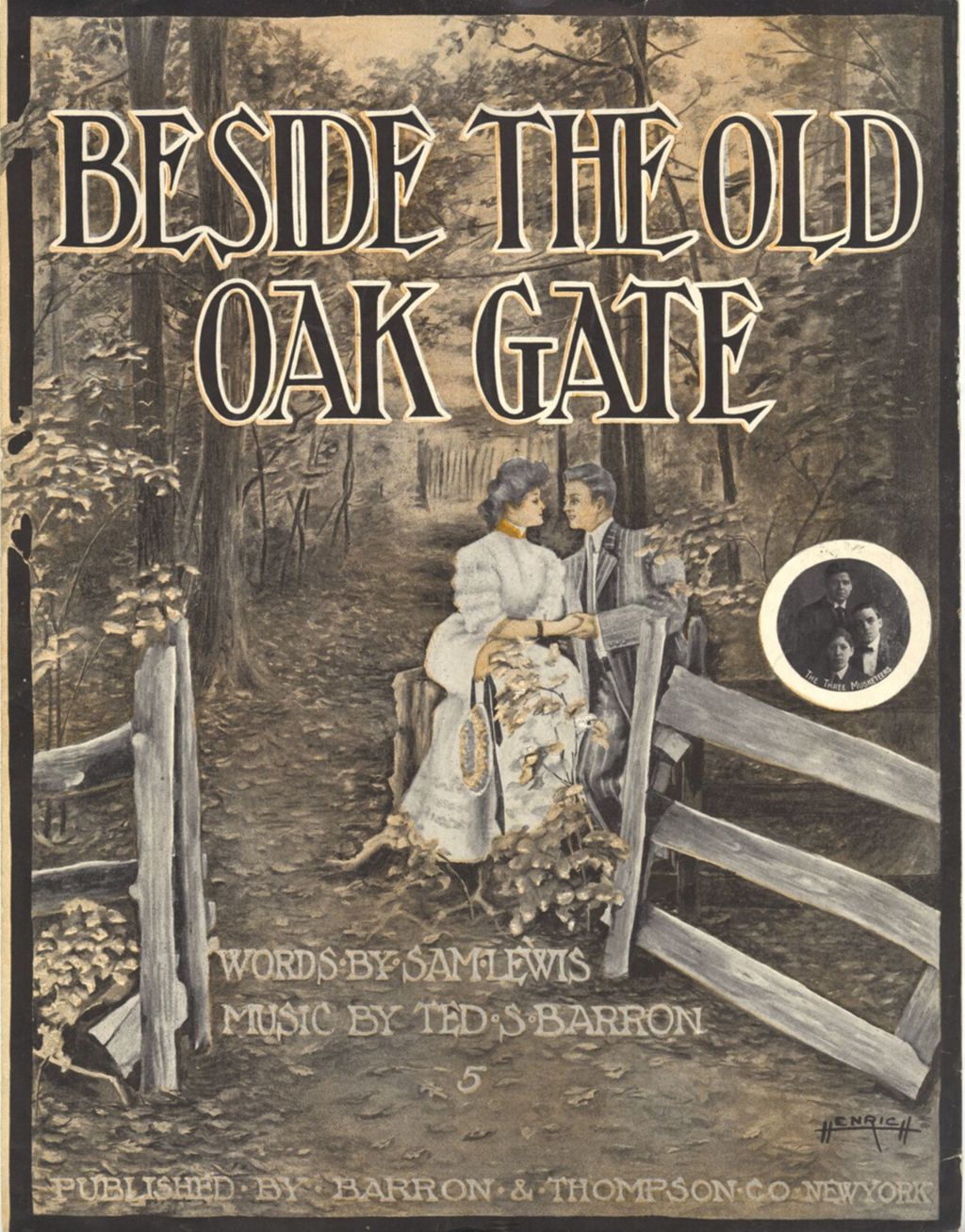 Miniature of Beside the Old Oak Gate