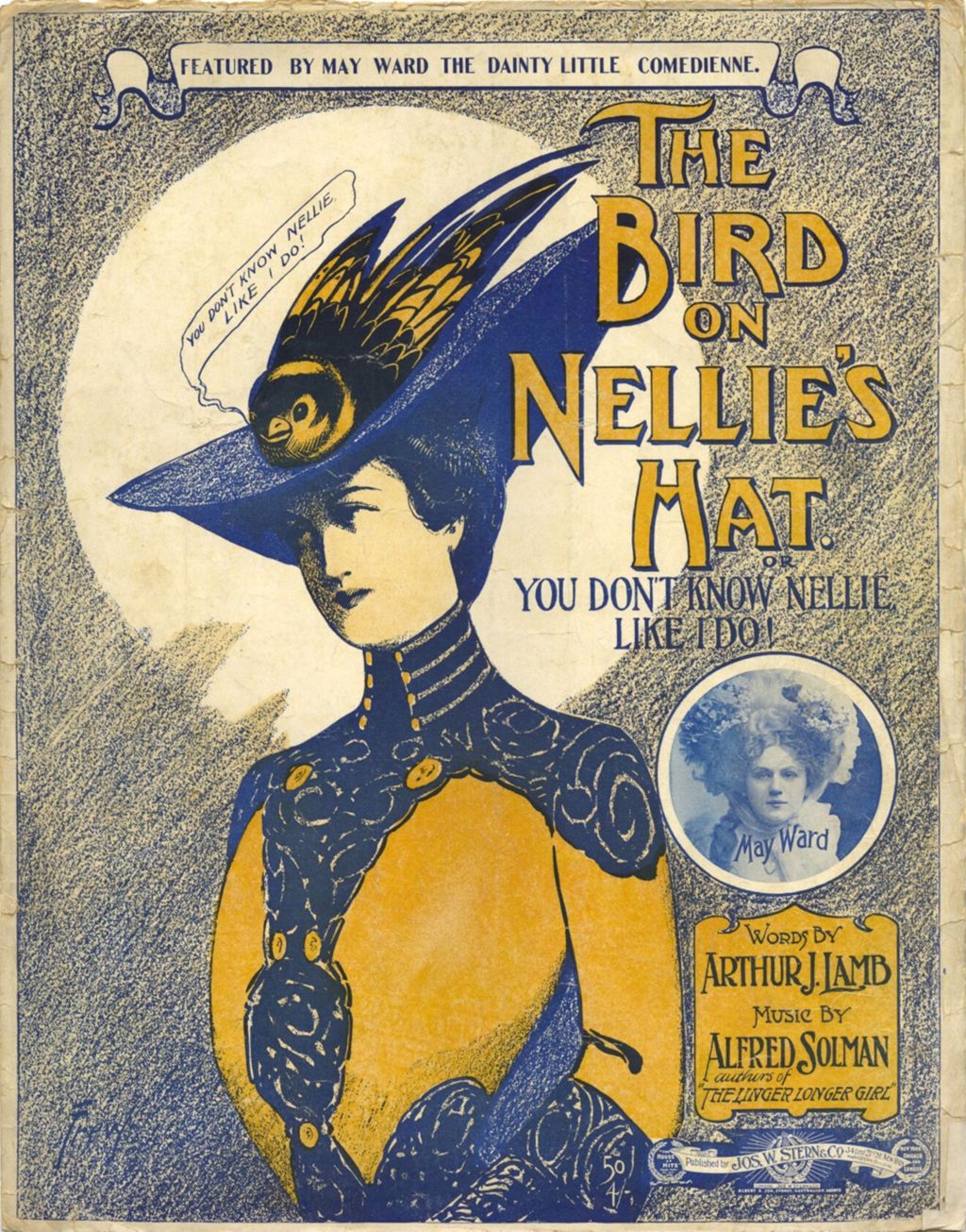 Miniature of Bird on Nellie's Hat (You Don't Know Nellie Like I Do!)