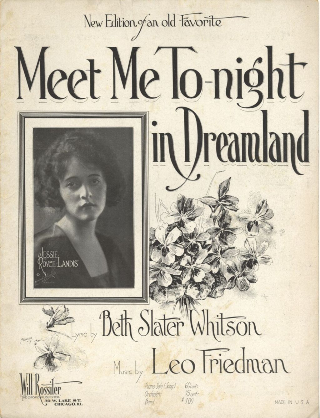Meet Me To-night In Dreamland