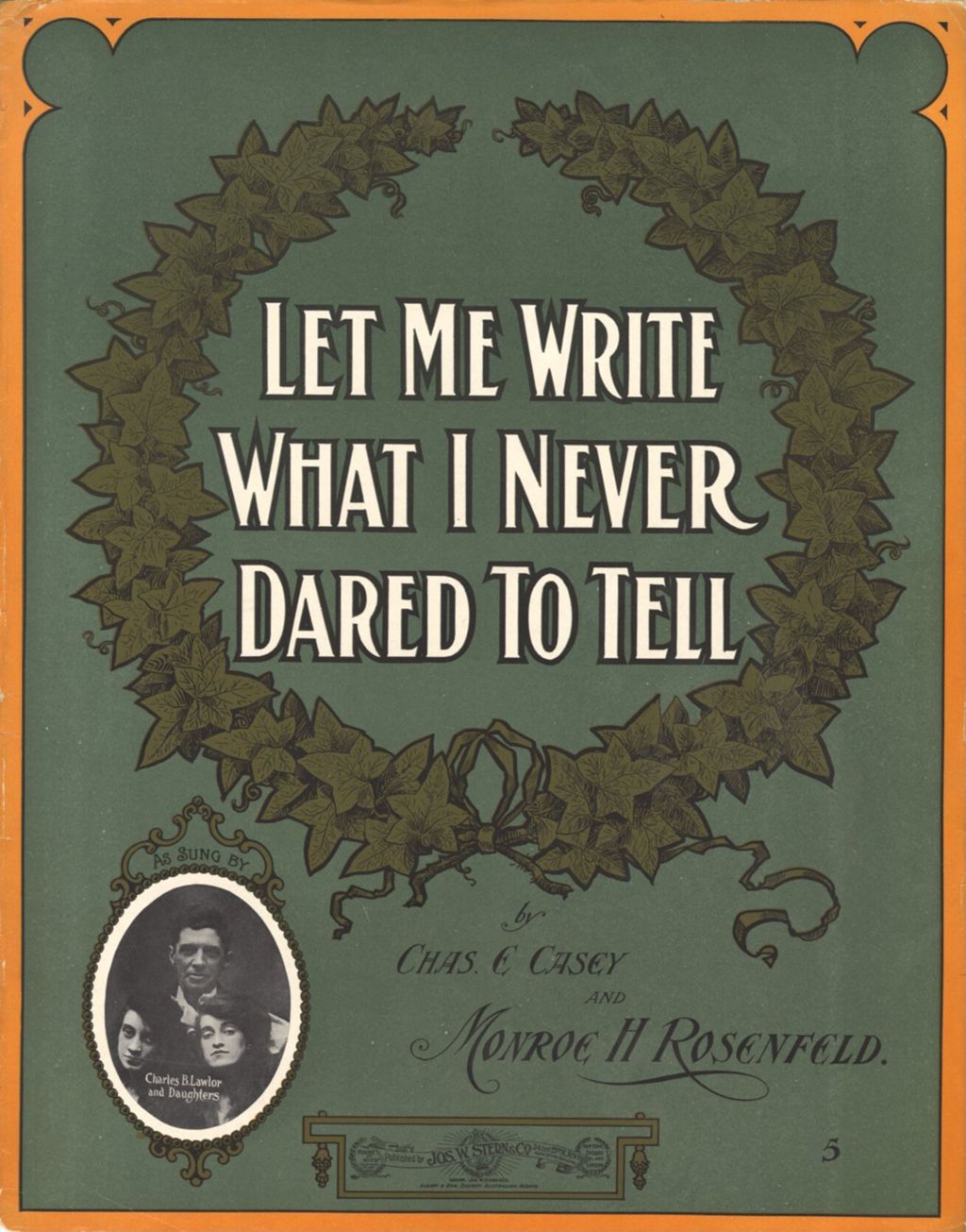 Miniature of Let Me Write What I Never Dared to Tell (A Country Lad's Love Letter)
