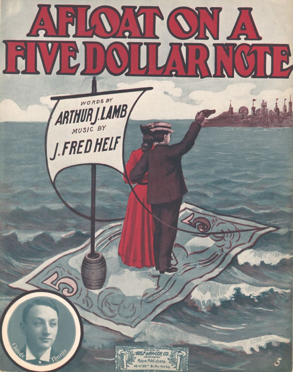 Miniature of Afloat on a Five Dollar Note