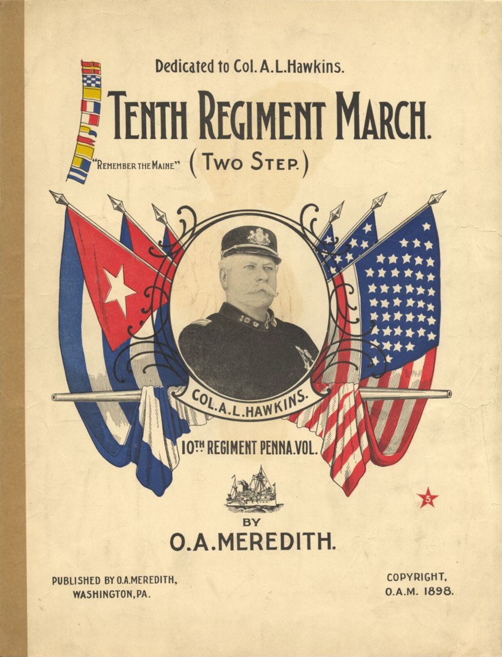 Miniature of Tenth Regiment March