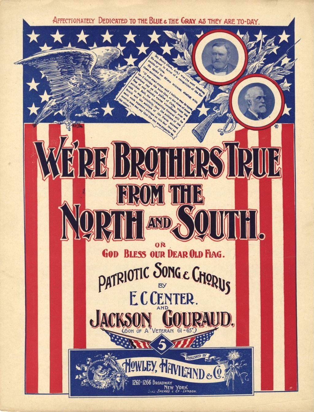 Miniature of We're Brothers True from the North and South (God Bless Our Dear Old Flag)