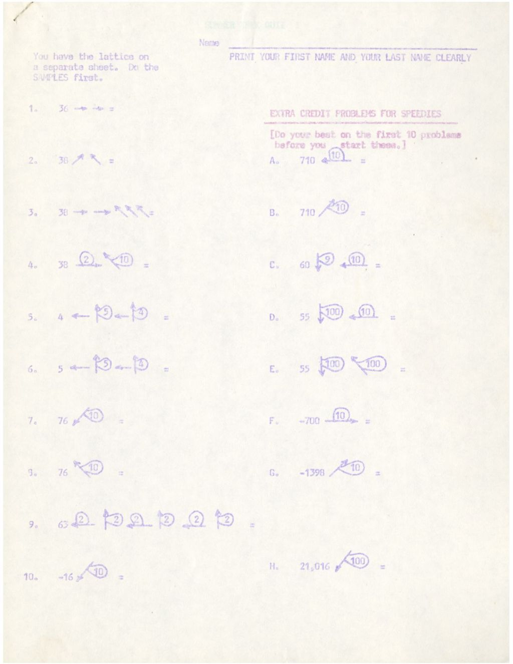 Miniature of Quiz : A Seven-Folding Lattice with an Absorbing Column