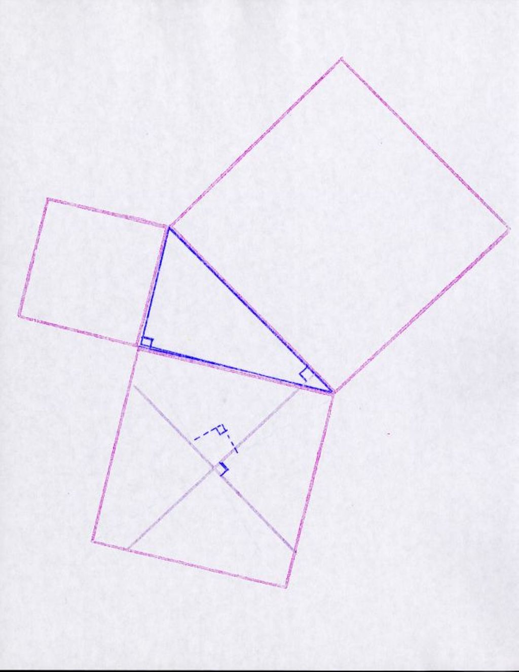 Miniature of A Right Triangle Pythagorean Theorem Proof