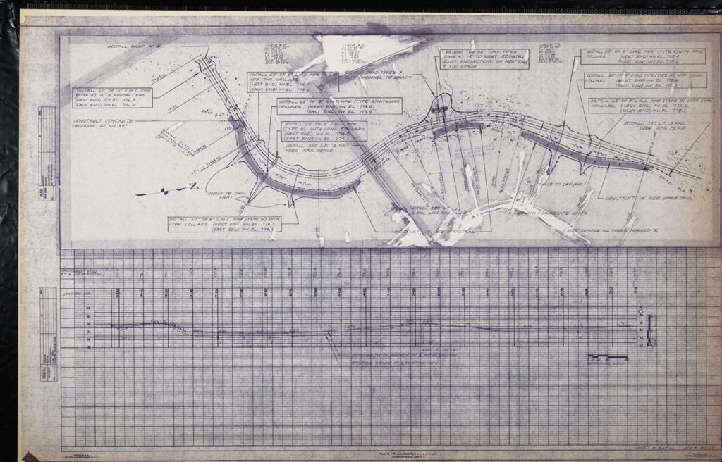 Miniature of Deer Grove, Bicycle Trail, scale: horiz. 1 in. = 40 ft; vert. 1 in. =approximately 5 ft