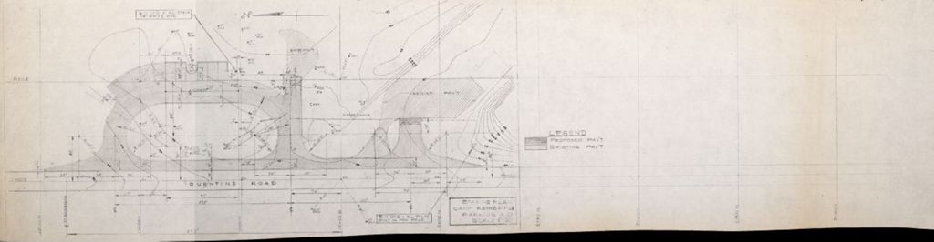 Miniature of Staking Plan Camp Reinberg, scale:1 in. = 20 ft
