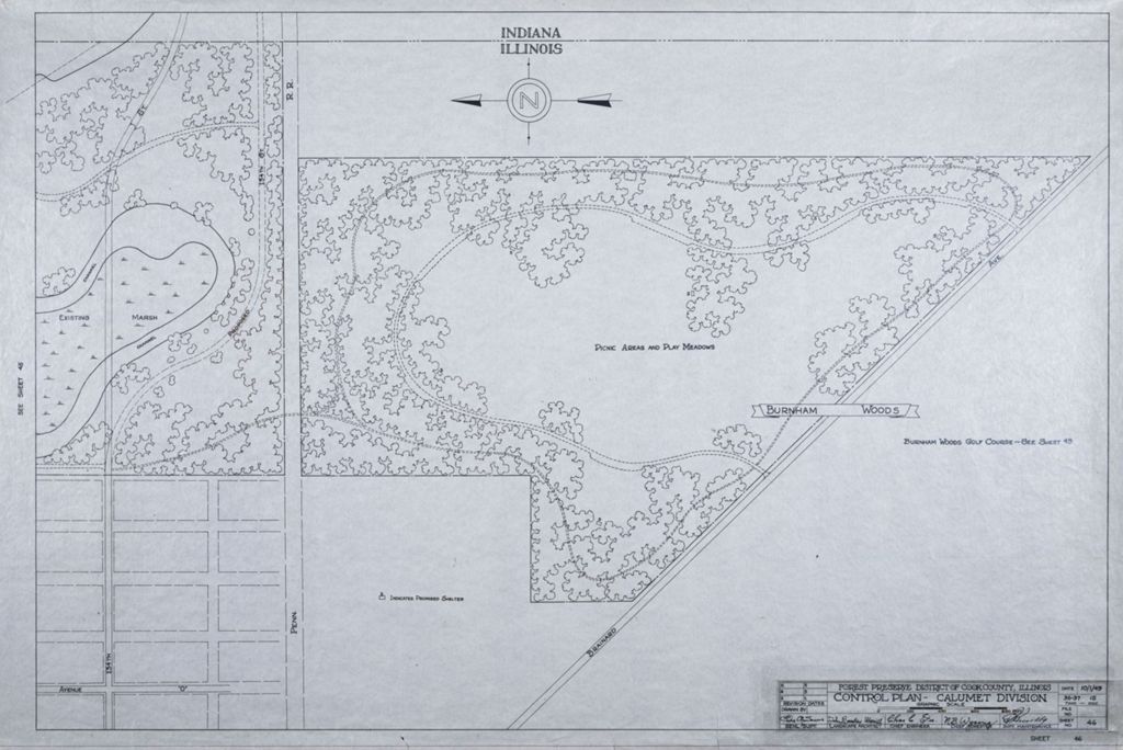 Miniature of Control Plan, scale: 1 in. = 200 ft