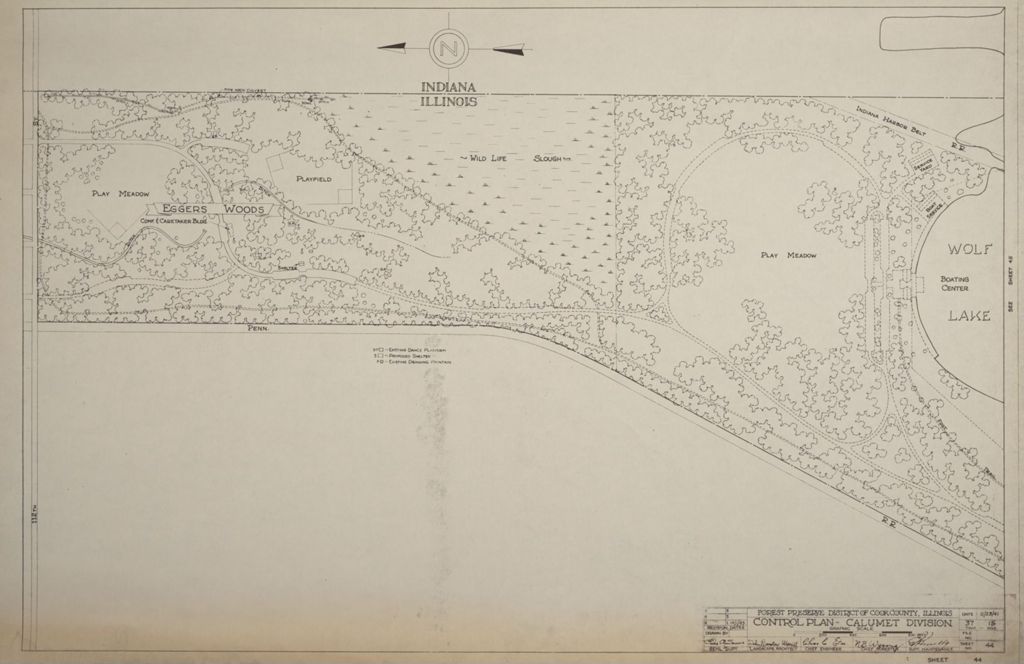 Miniature of Control Plan, scale: 1 in. = 200 ft