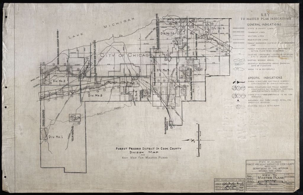 Miniature of Master Plan, scale: 1 in.=2 miles
