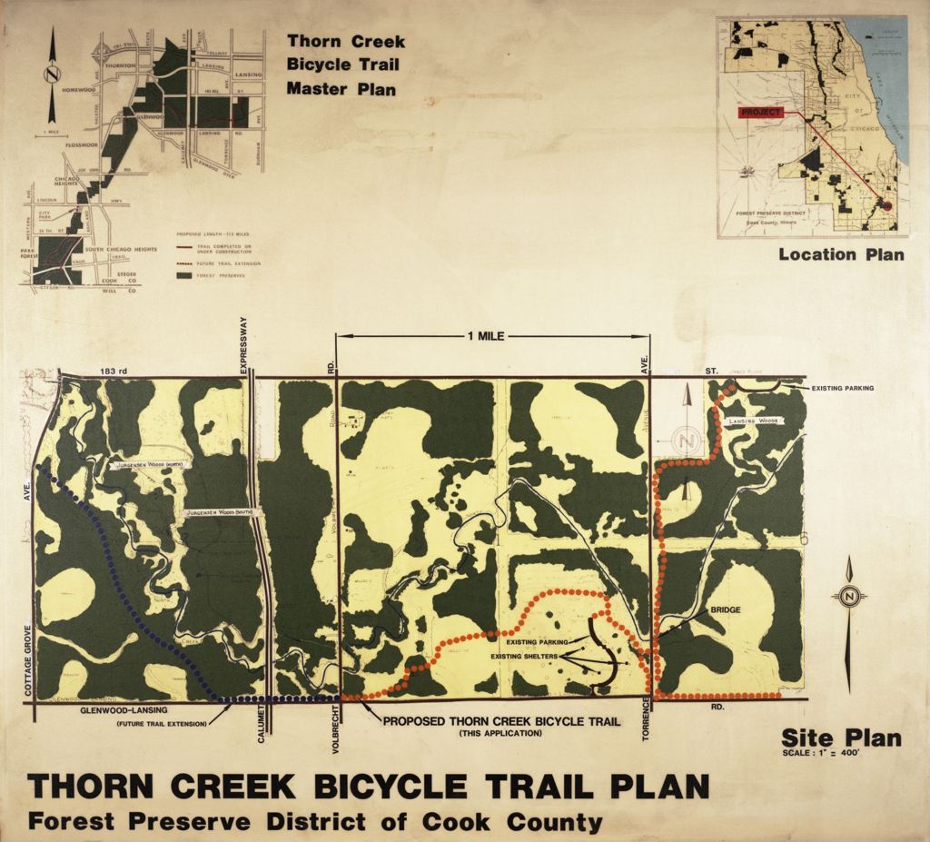 Miniature of Thorn Creek Bicycle Trail Plan