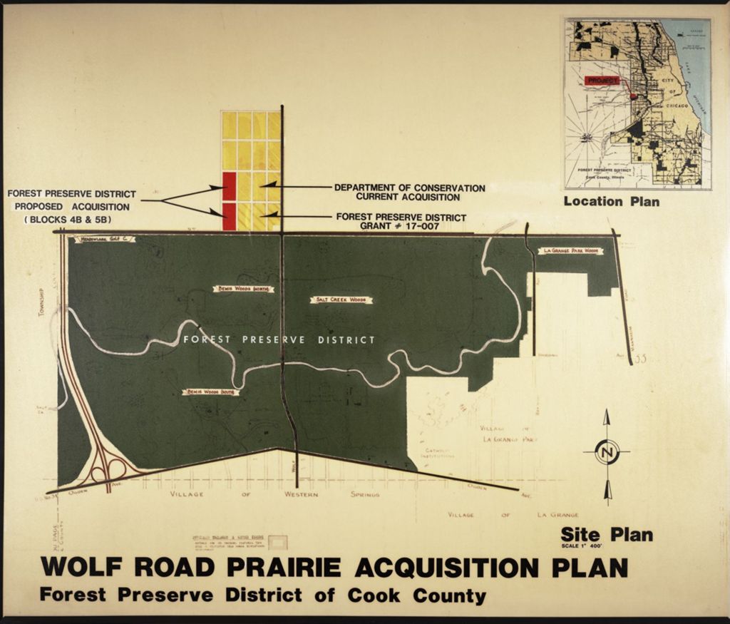 Miniature of Wolf Road Prairie Acquisition Plan
