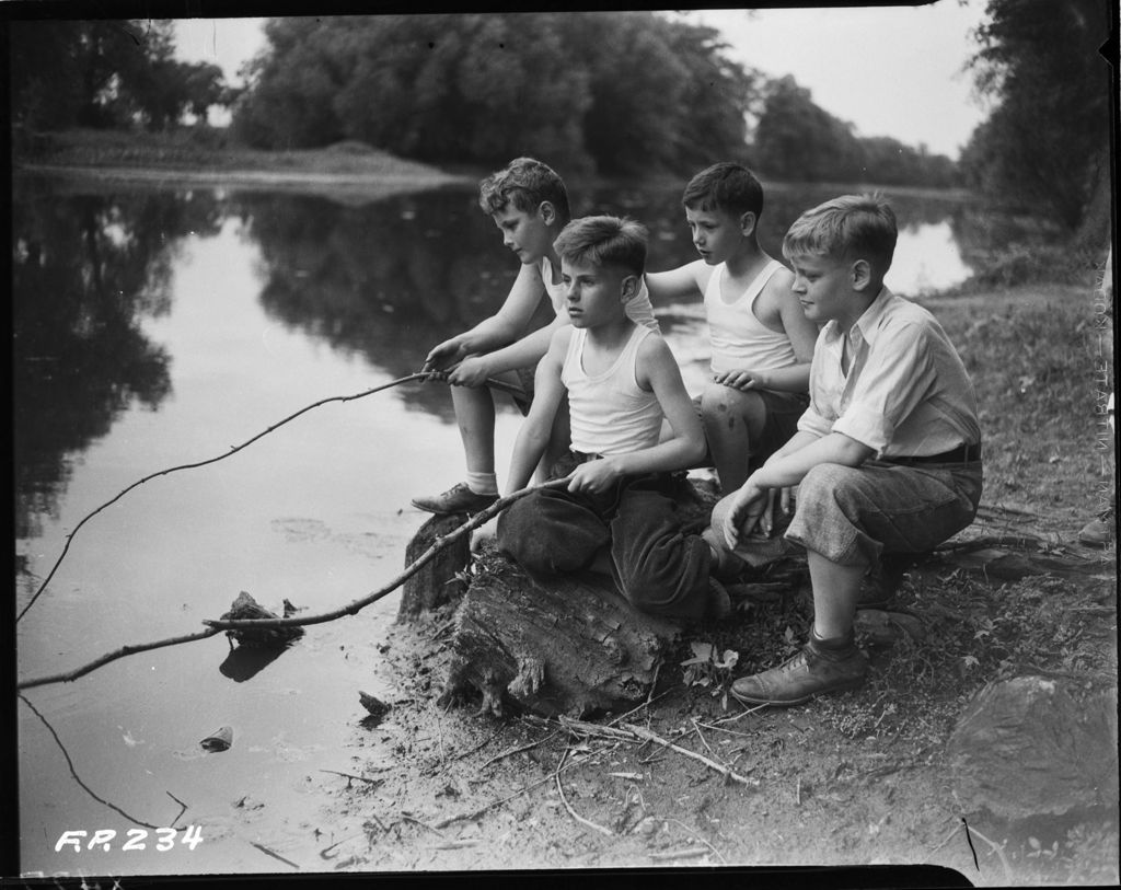 Miniature of Boys Fishing