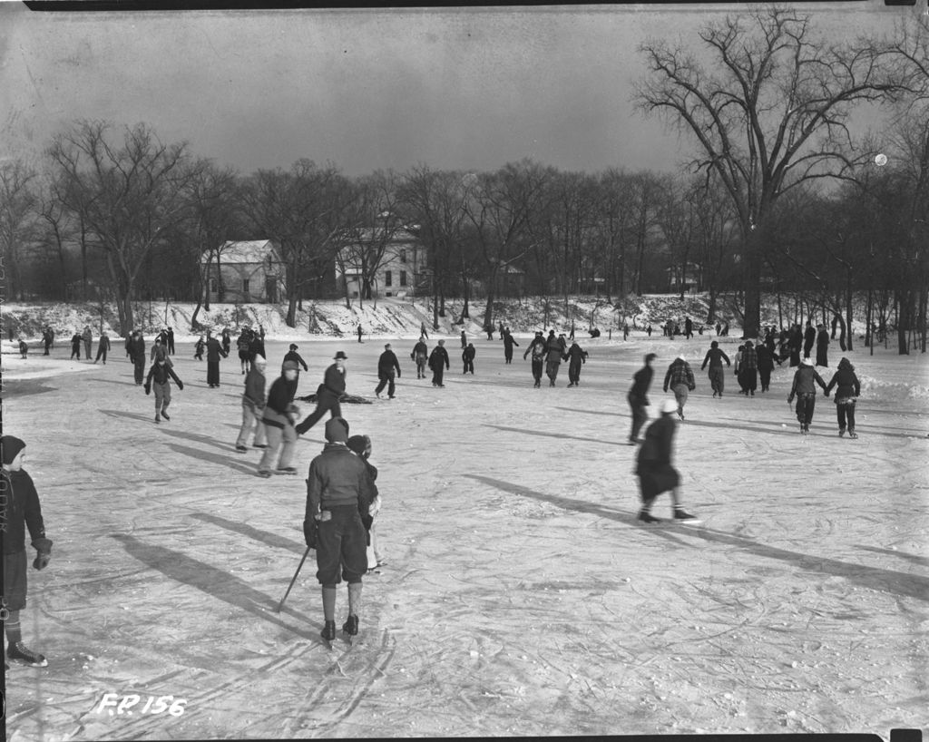 Miniature of Ice Skating, Hockey