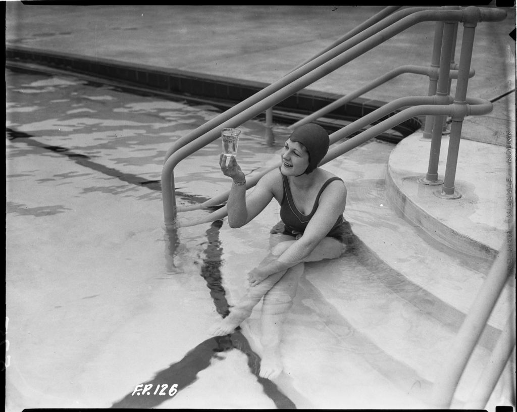 Miniature of Woman in a swimming pool