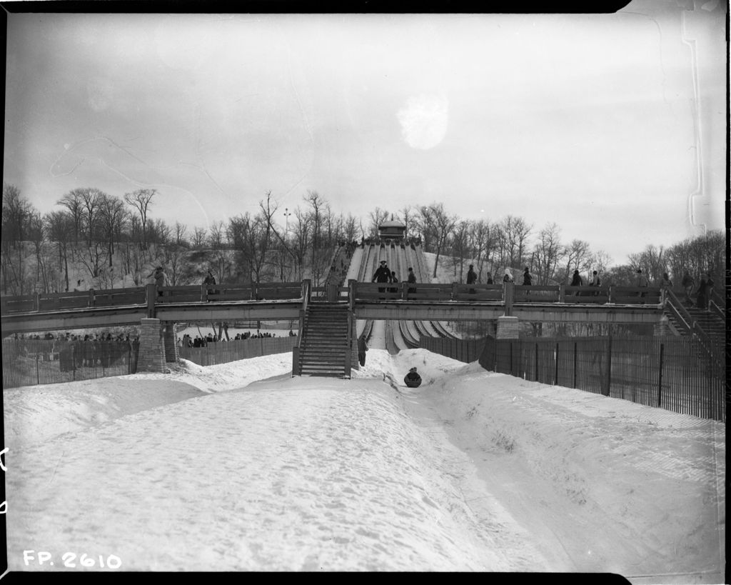 Miniature of Swallow Cliff winter sports bottom of hill