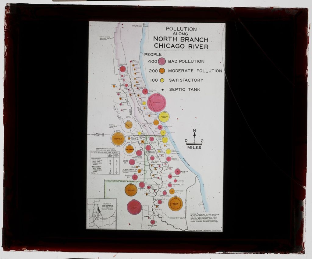 Miniature of Pollution Along N. Branch River Map