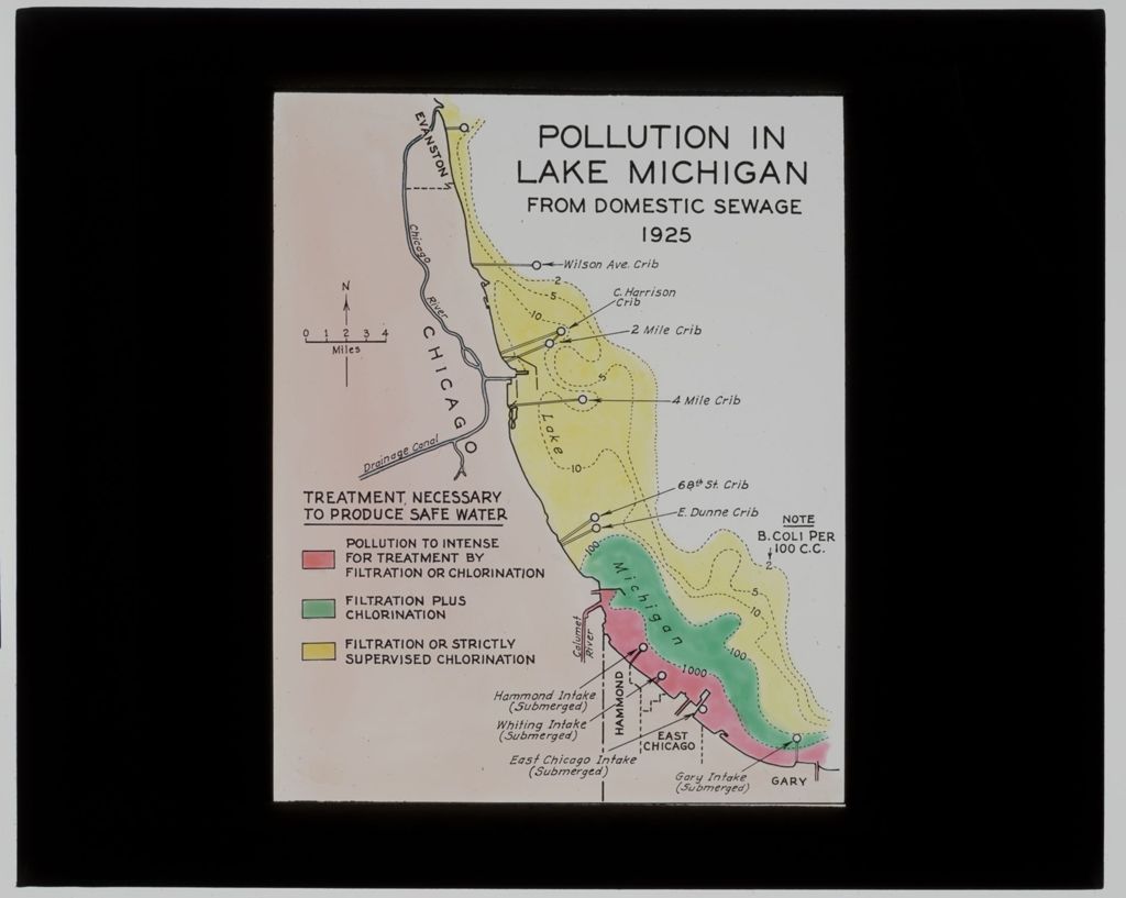 Miniature of Water Supply and Sewage Treatment: Pollution in Lake Michigan From Domestic Sewage