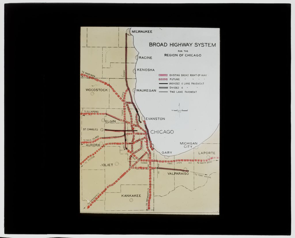 Miniature of Broad Highway System for the Region of Chicago