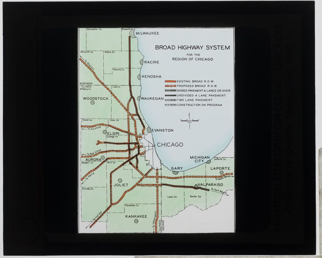 Miniature of Broad Highway System for the Region of Chicago