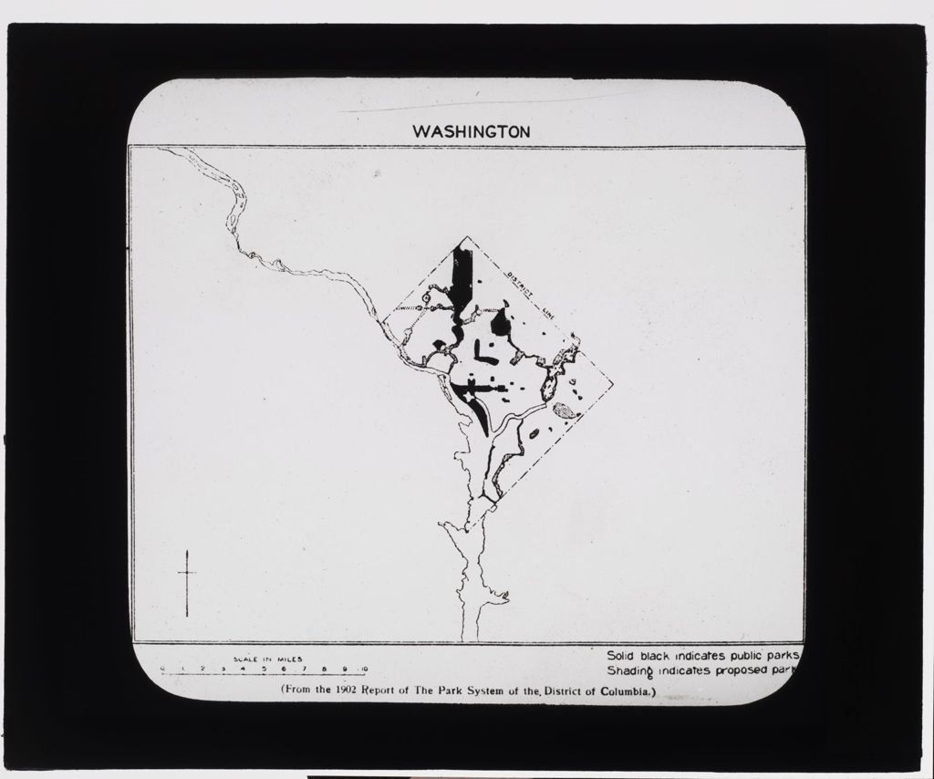 Miniature of Map of Washington DC Parks