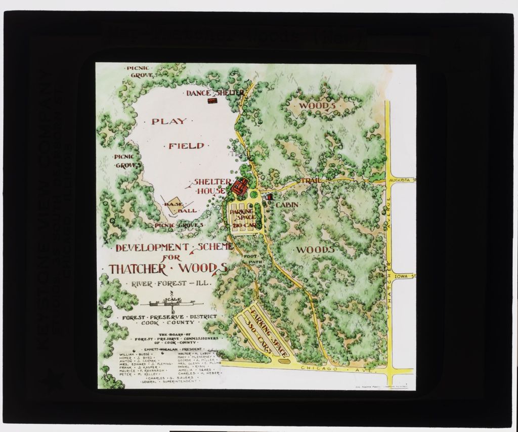 Miniature of Map, Thatcher Woods