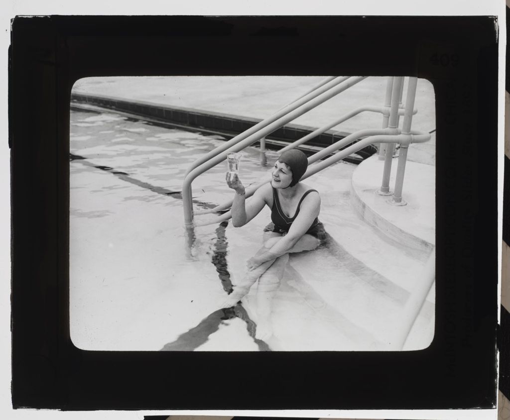 Miniature of Picnics and Recreation Activities - Woman in Pool