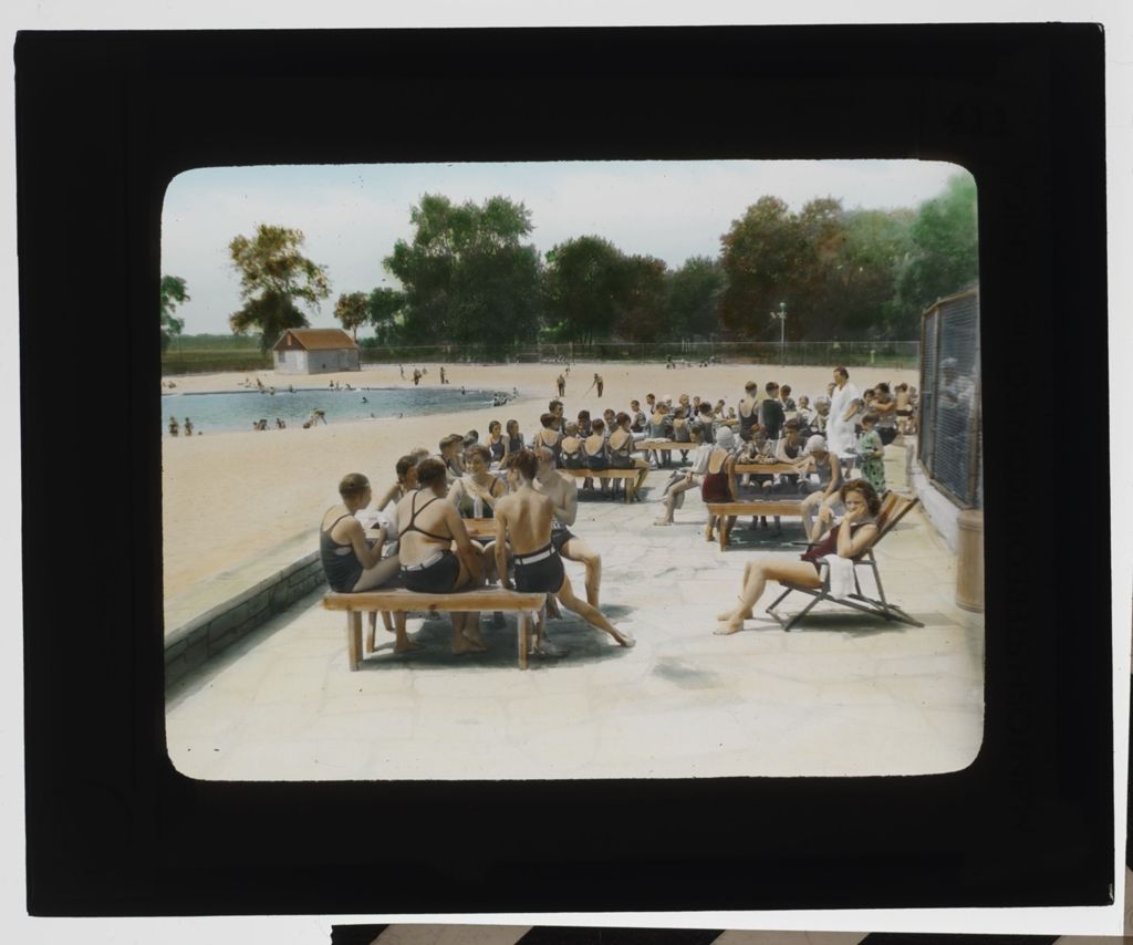 Miniature of Picnics and Recreation Activities - Picnic Benches Near Swimming Pool