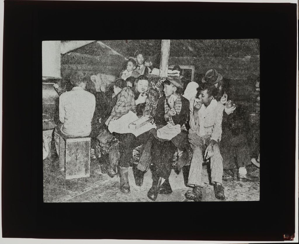 Miniature of Forest Preserve District Day Camp, Interior Scene with Young People